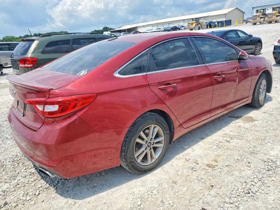 2015 Hyundai Sonata მანქანა იყიდება აუქციონზე, vin: 5NPE24AF7FH001989, აუქციონის ნომერი: 57003036