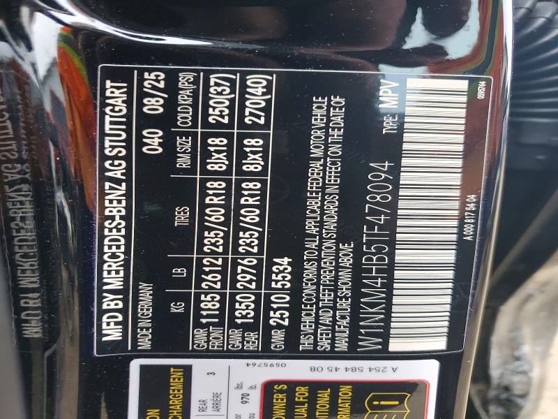 58836866 :رقم المزاد ، W1NKM4HB5TF478094 vin ، 2026 Mercedes-benz Glc مزاد بيع