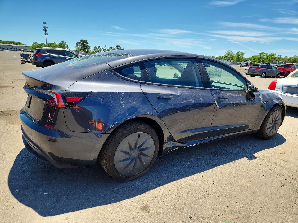 Продажа на аукционе авто 2025 Tesla Model 3, vin: 5YJ3E1EA3SF134530, номер лота: 55929056