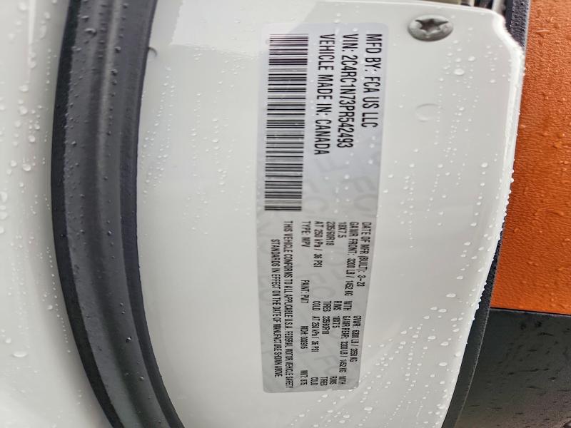 Продаж на аукціоні авто 2023 Chrysler Pacifica, vin: 2C4RC1N73PR542493, номер лоту: 57705476