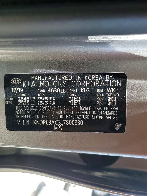 Продажа на аукционе авто 2020 Kia Sportage, vin: KNDP63AC3L7800830, номер лота: 55683056