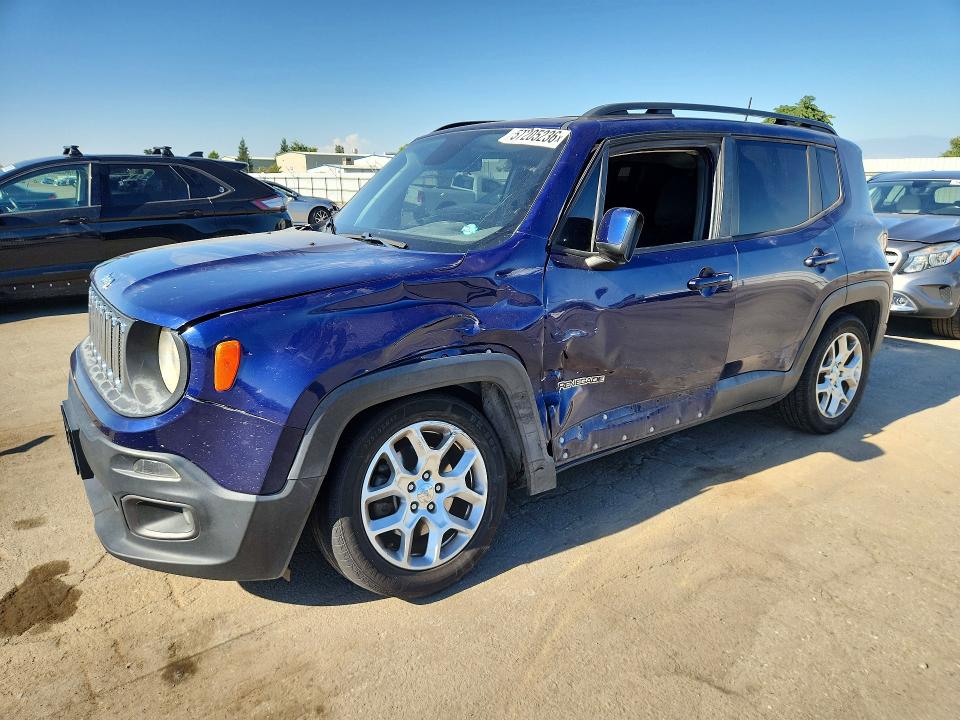 2018 Jeep Renegade მანქანა იყიდება აუქციონზე, vin: ZACCJABB4JPH35039, აუქციონის ნომერი: 57205236