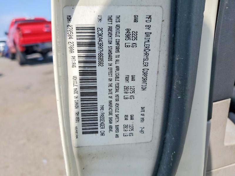 56570036 :رقم المزاد ، 2C3KA43R07H868582 vin ، 2007 Chrysler 300 مزاد بيع