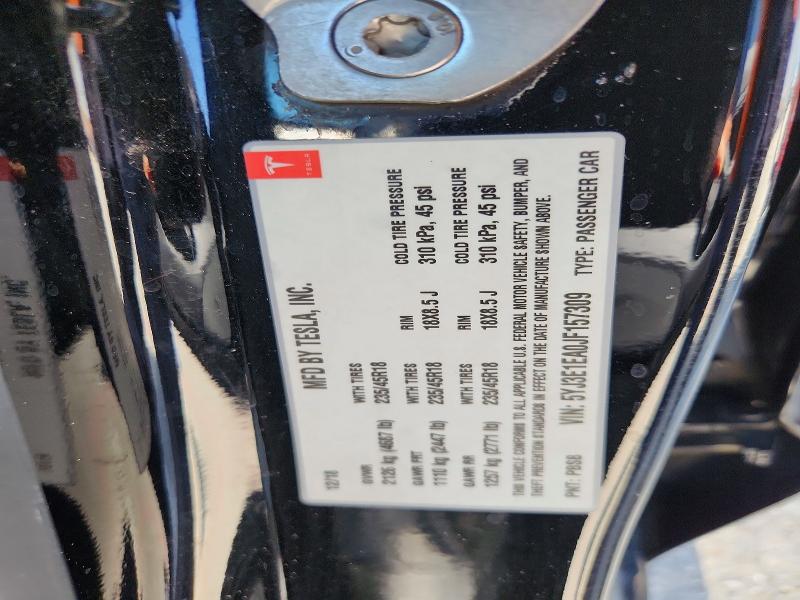 Aukcja sprzedaży 2018 Tesla Model 3, vin: 5YJ3E1EA0JF157309, numer aukcji: 56172106