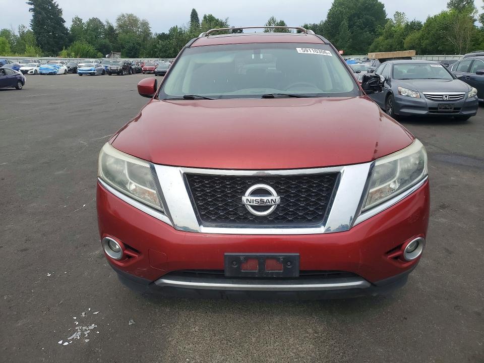 2014 Nissan Pathfinder მანქანა იყიდება აუქციონზე, vin: 5N1AR2MM5EC711388, აუქციონის ნომერი: 59110306