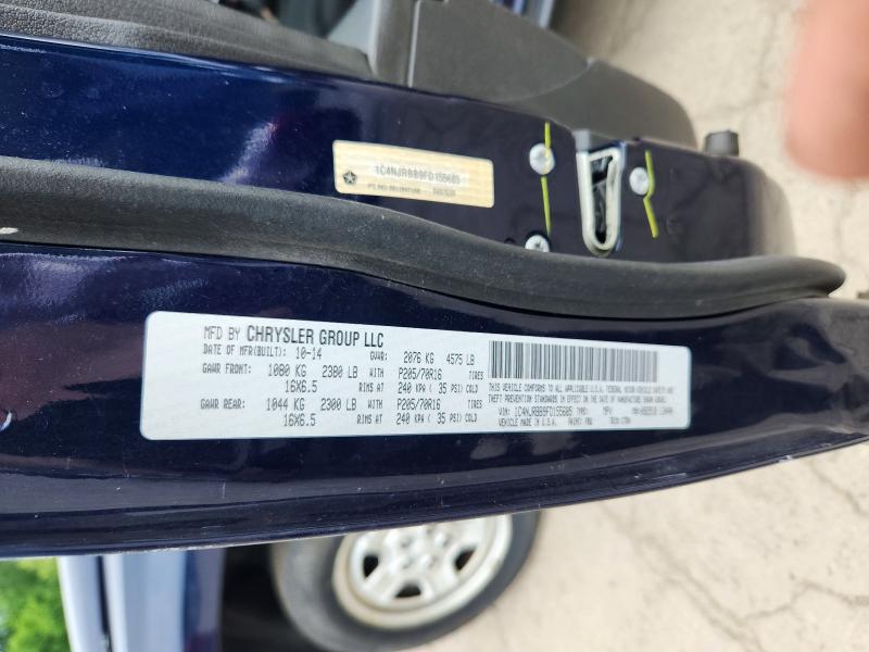 Продажа на аукционе авто 2015 Jeep Patriot, vin: 1C4NJRBB9FD155685, номер лота: 56935786