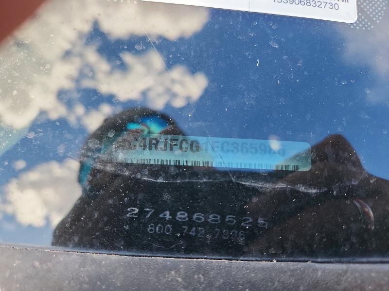 2014 Jeep Grand Cherokee მანქანა იყიდება აუქციონზე, vin: 1C4RJFCG1EC365986, აუქციონის ნომერი: 59291346