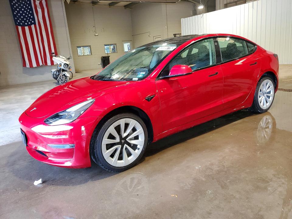 Auction sale of the 2022 Tesla Model 3, vin: 5YJ3E1EA9NF289555, lot number: 55599776