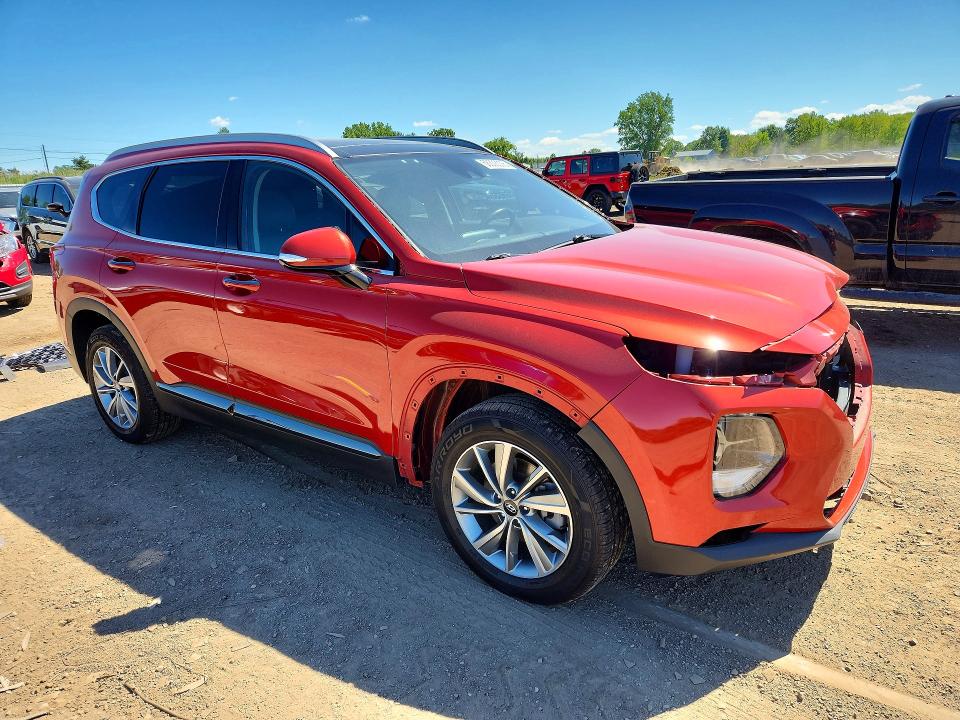 2019 Hyundai Santa Fe მანქანა იყიდება აუქციონზე, vin: 5NMS5CAD6KH085572, აუქციონის ნომერი: 58308076