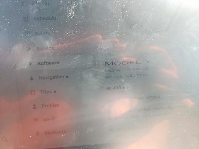 Продажа на аукционе авто 2022 Tesla Model Y, vin: 7SAYGDEE6NF401994, номер лота: 55464136