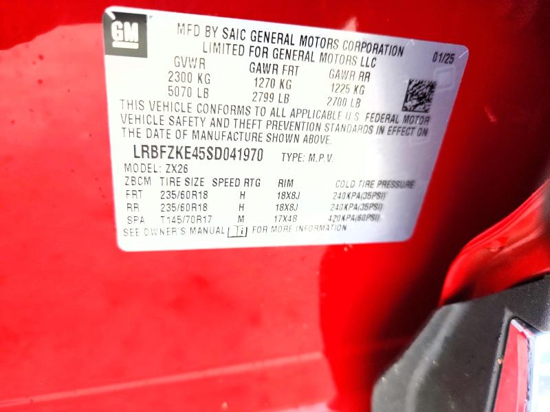 Продаж на аукціоні авто 2025 Buick Envision, vin: LRBFZKE45SD041970, номер лоту: 55419336