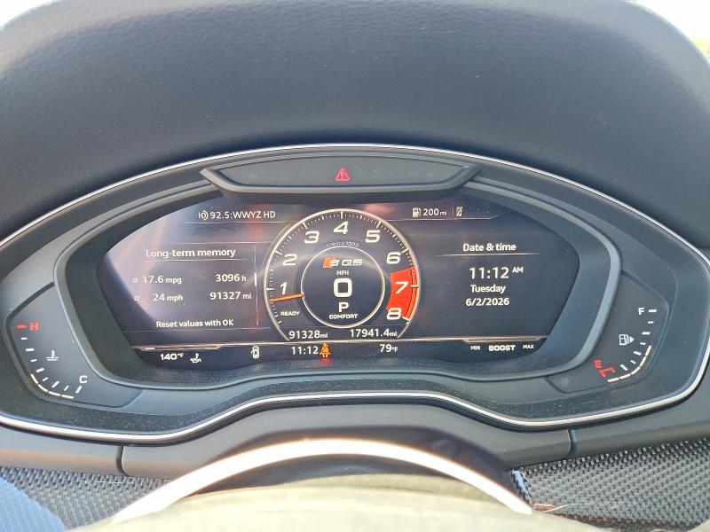 Продажа на аукционе авто 2018 Audi Sq5, vin: WA1A4AFY6J2210050, номер лота: 55604036