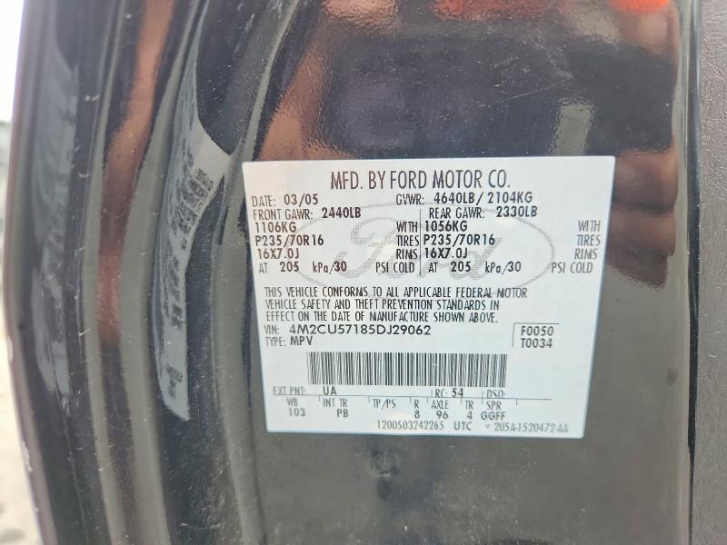 Продажа на аукционе авто 2005 Mercury Mariner, vin: 4M2CU57185DJ29062, номер лота: 57119426