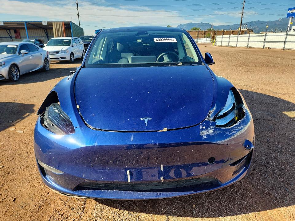 2022 Tesla Model Y მანქანა იყიდება აუქციონზე, vin: 7SAYGDEE3NA011075, აუქციონის ნომერი: 59020996