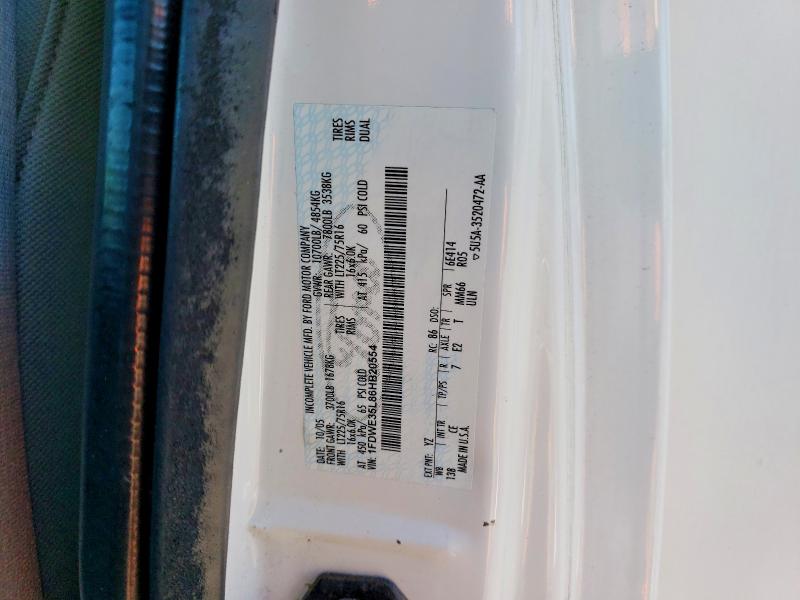 2006 Ford Econoline მანქანა იყიდება აუქციონზე, vin: 1FDWE35L86HB20554, აუქციონის ნომერი: 57253126