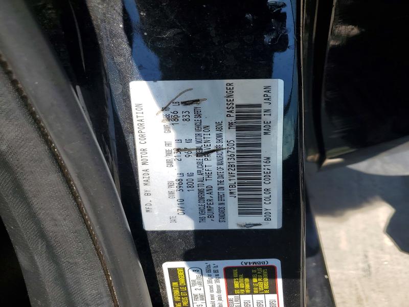 Aukcja sprzedaży 2011 Mazda 3, vin: JM1BL1VF2B1367305, numer aukcji: 58100416