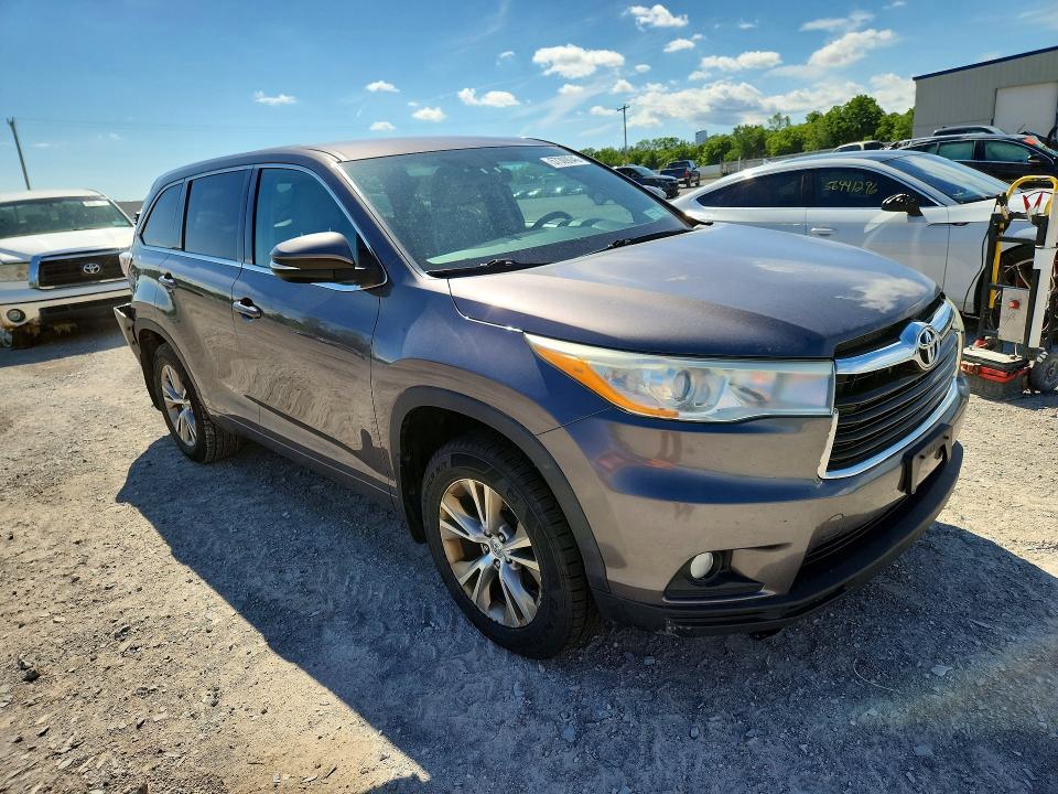 57309046 :رقم المزاد ، 5TDBKRFH2ES013485 vin ، 2014 Toyota Highlander مزاد بيع