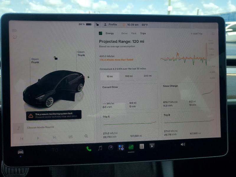 2022 Tesla Model 3 მანქანა იყიდება აუქციონზე, vin: 5YJ3E1EA3NF371717, აუქციონის ნომერი: 57217456