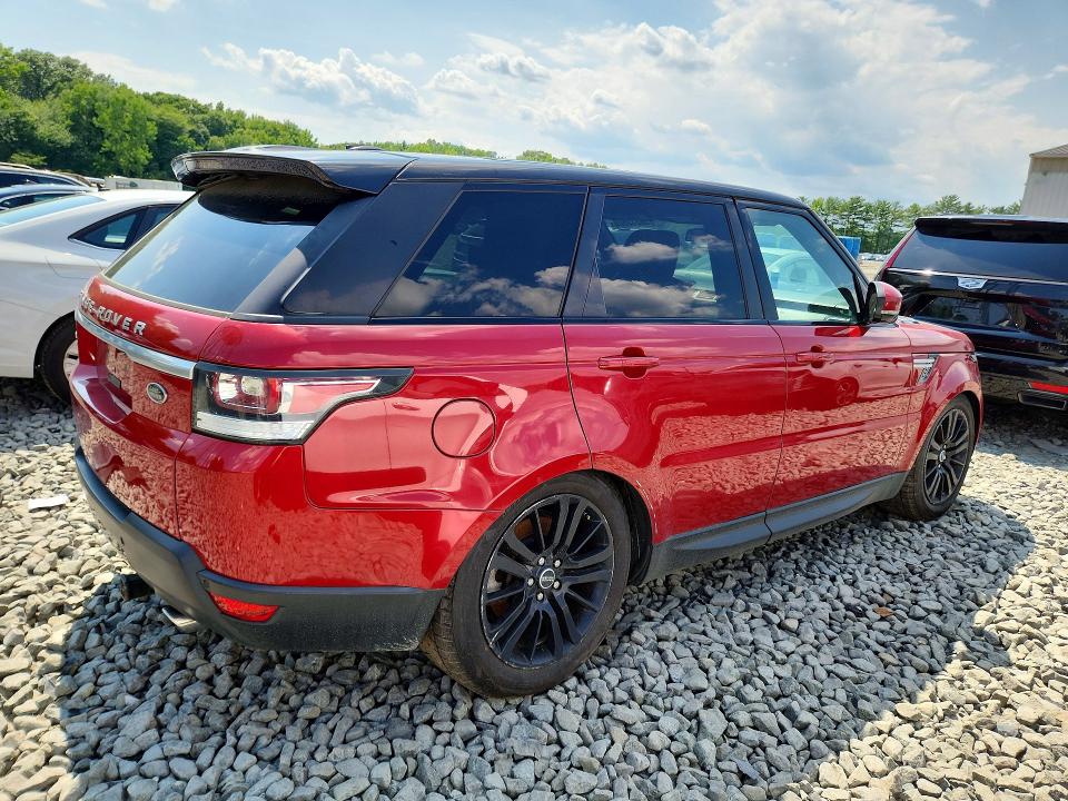 2015 Land Rover Range Rover Sport მანქანა იყიდება აუქციონზე, vin: SALWR2VFXFA507640, აუქციონის ნომერი: 58832476