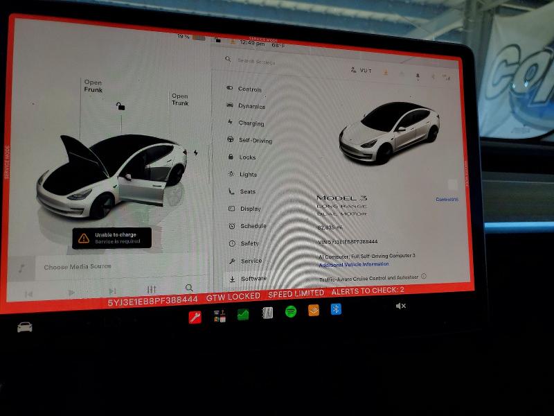 58746476 :رقم المزاد ، 5YJ3E1EB8PF388444 vin ، 2023 Tesla Model 3 مزاد بيع