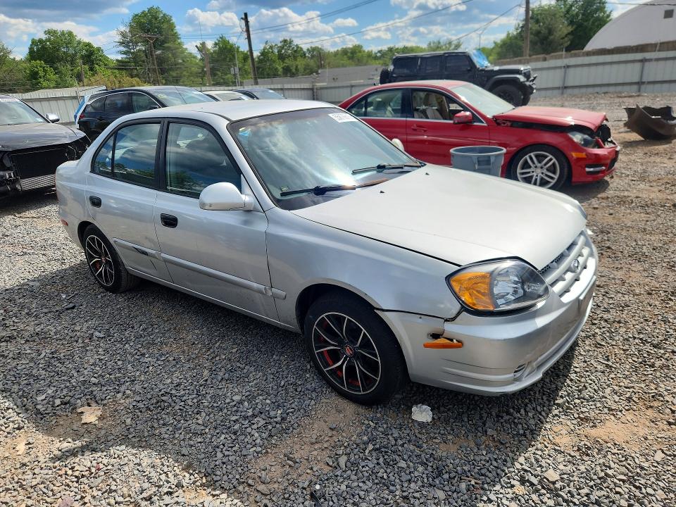 Продаж на аукціоні авто 2004 Hyundai Accent, vin: KMHCG45C64U561378, номер лоту: 55876616