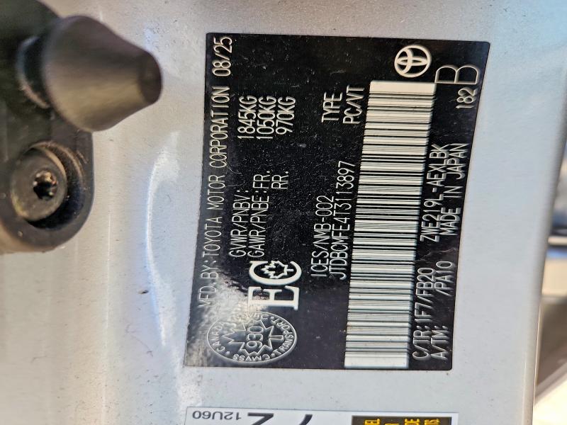 Продажа на аукционе авто 2026 Toyota Corolla Hybrid, vin: JTDBCMFE4T3113897, номер лота: 51652476