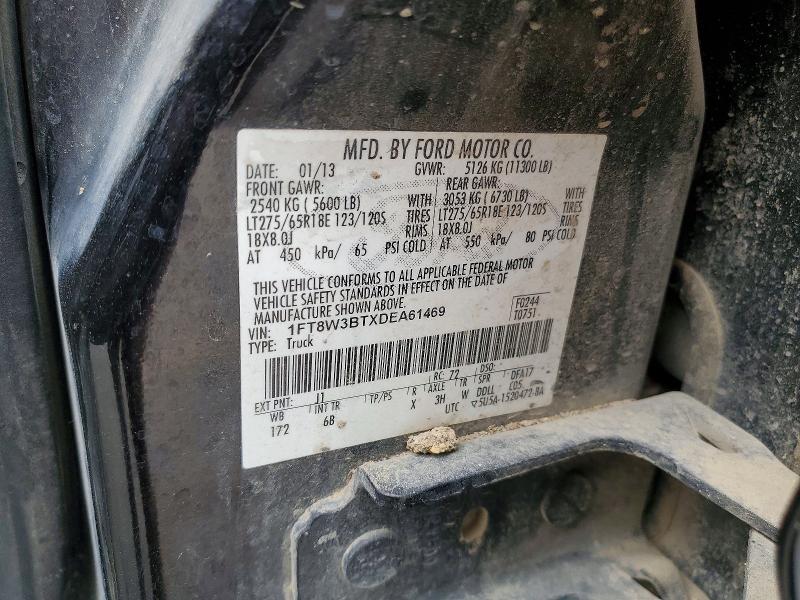Продажа на аукционе авто 2013 Ford F350, vin: 1FT8W3BTXDEA61469, номер лота: 55367306