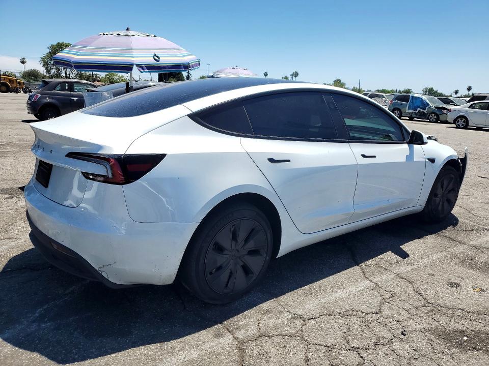 2026 Tesla Model 3 მანქანა იყიდება აუქციონზე, vin: 5YJ3E1EA1TF148203, აუქციონის ნომერი: 57195126
