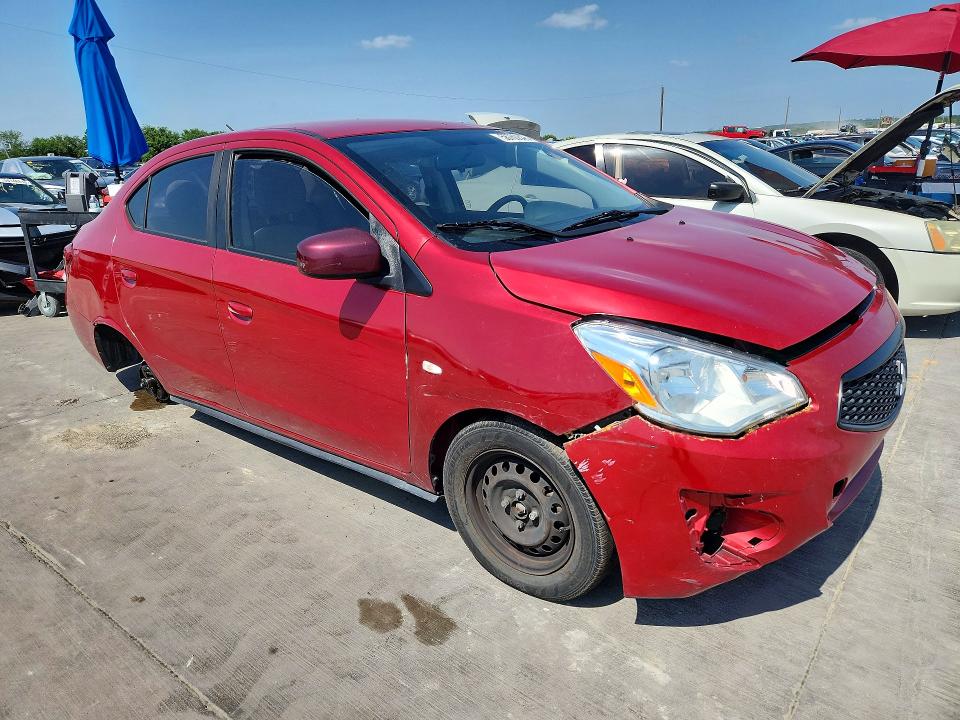 2020 Mitsubishi Mirage მანქანა იყიდება აუქციონზე, vin: ML32F3FJ8LHF03022, აუქციონის ნომერი: 58760646
