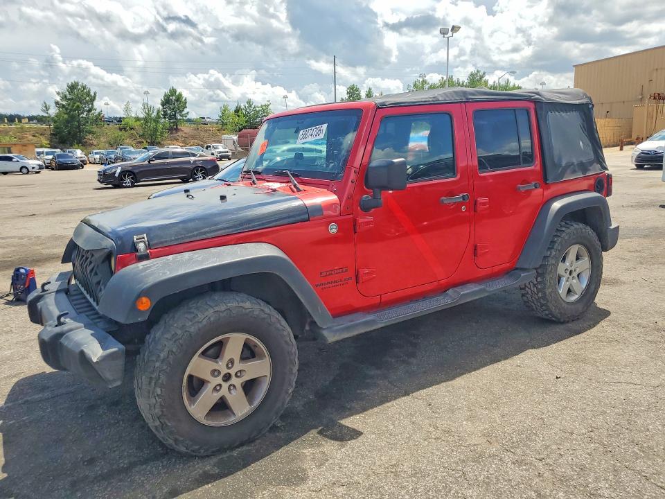 Auction sale of the 2015 Jeep Wrangler Unlimited, vin: 1C4BJWDGXFL620877, lot number: 58074706