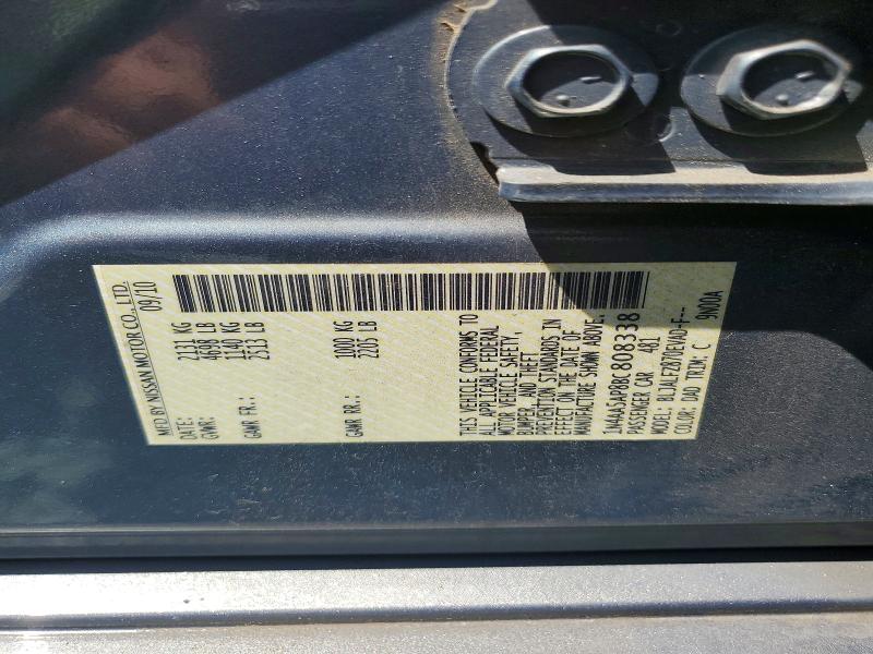 Продаж на аукціоні авто 2011 Nissan Maxima, vin: 1N4AA5AP8BC808338, номер лоту: 55860456
