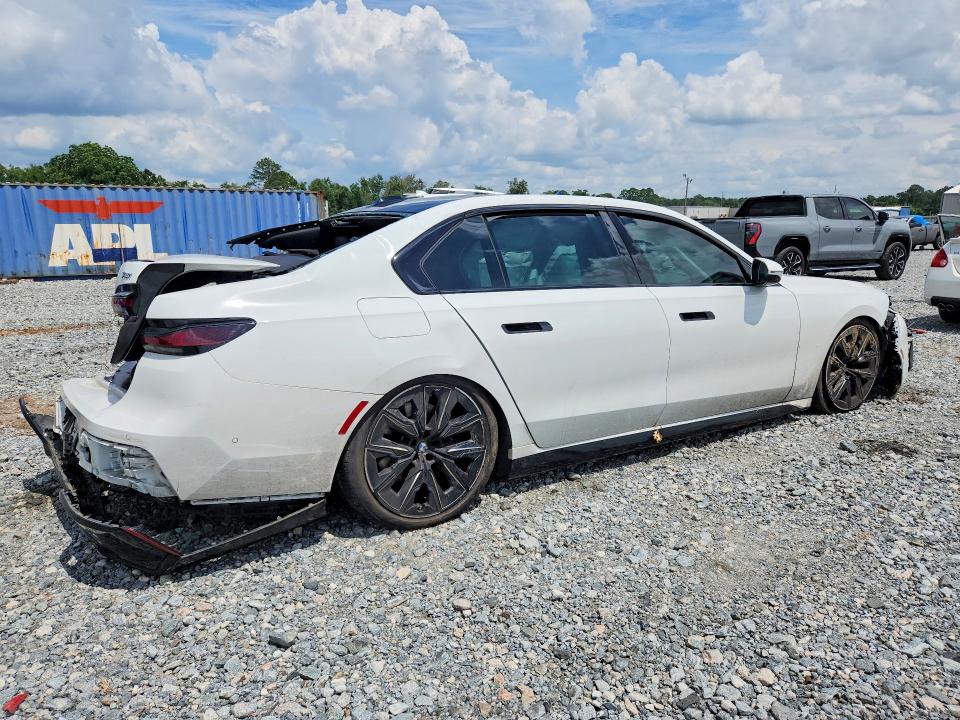 2023 Bmw 740 მანქანა იყიდება აუქციონზე, vin: WBA23EH00PCM83190, აუქციონის ნომერი: 57411846