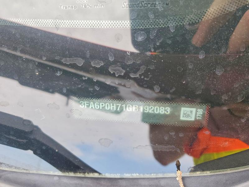 2016 Ford Fusion მანქანა იყიდება აუქციონზე, vin: 3FA6P0H71GR192083, აუქციონის ნომერი: 59220926