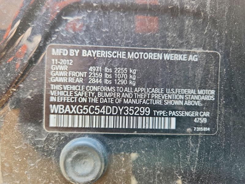 Aukcja sprzedaży 2013 Bmw 528, vin: WBAXG5C54DDY35299, numer aukcji: 45844206
