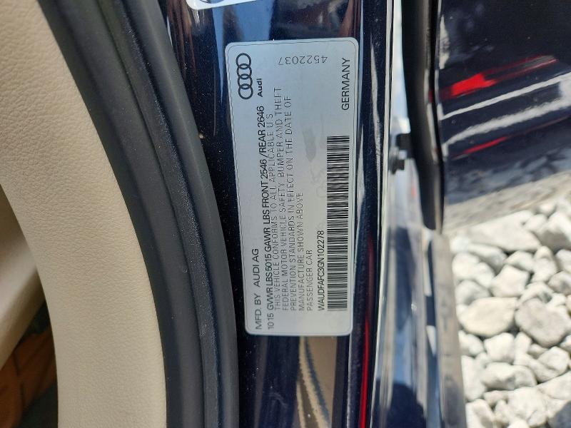 Aukcja sprzedaży 2016 Audi A6, vin: WAUDFAFC3GN102278, numer aukcji: 56758286