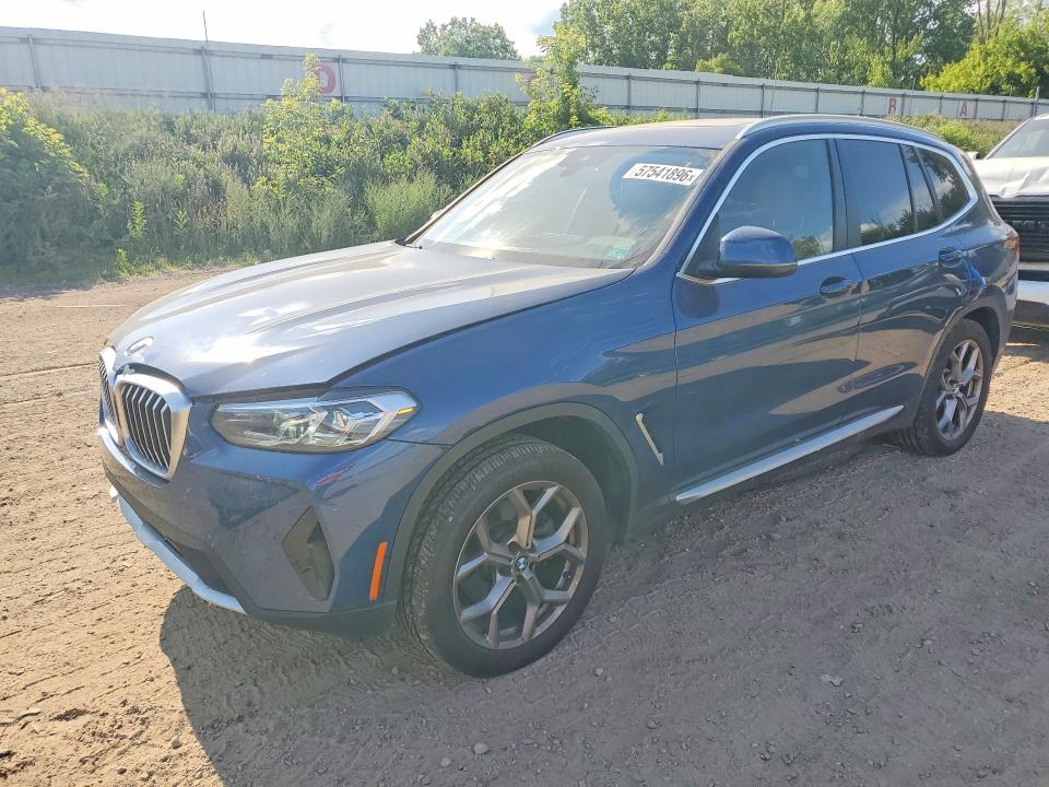 Aukcja sprzedaży 2022 Bmw X3, vin: 5UX53DP00N9K66629, numer aukcji: 57541896