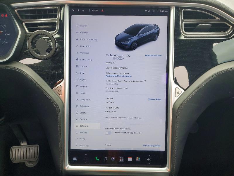 Продаж на аукціоні авто 2016 Tesla Model X, vin: 5YJXCBE29GF012249, номер лоту: 56091486