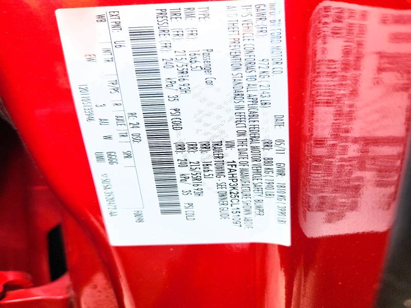 57521096 :رقم المزاد ، 1FAHP3K25CL151097 vin ، 2012 Ford Focus مزاد بيع