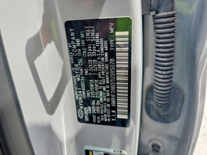 Продажа на аукционе авто 2026 Hyundai Kona, vin: KM8HF3AB3TU385078, номер лота: 58886826