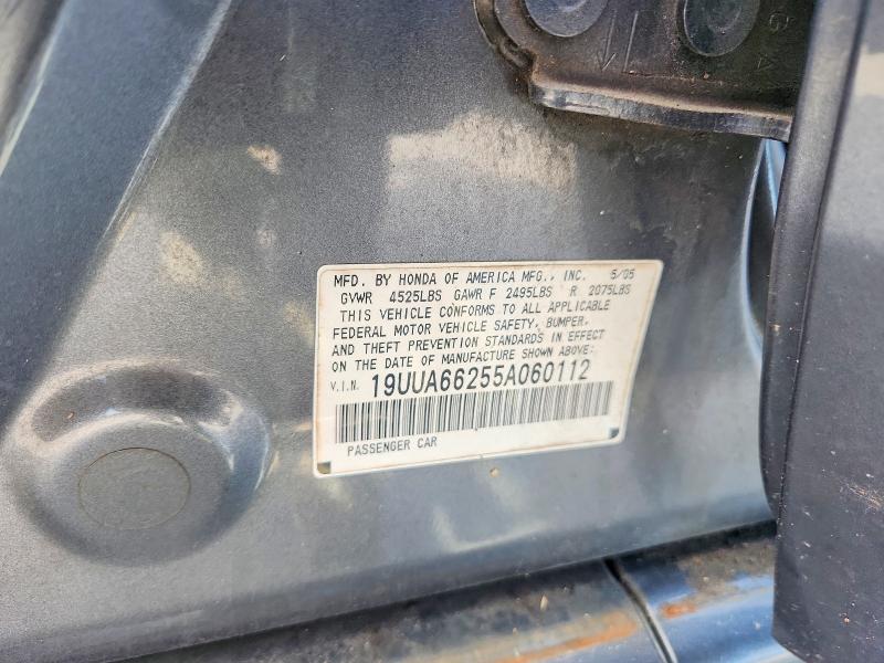 57172726 :رقم المزاد ، 19UUA66255A060112 vin ، 2005 Acura Tl مزاد بيع