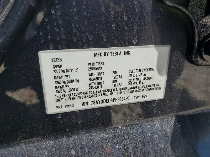 Aukcja sprzedaży 2023 Tesla Model Y, vin: 7SAYGDED8PF958495, numer aukcji: 56123646