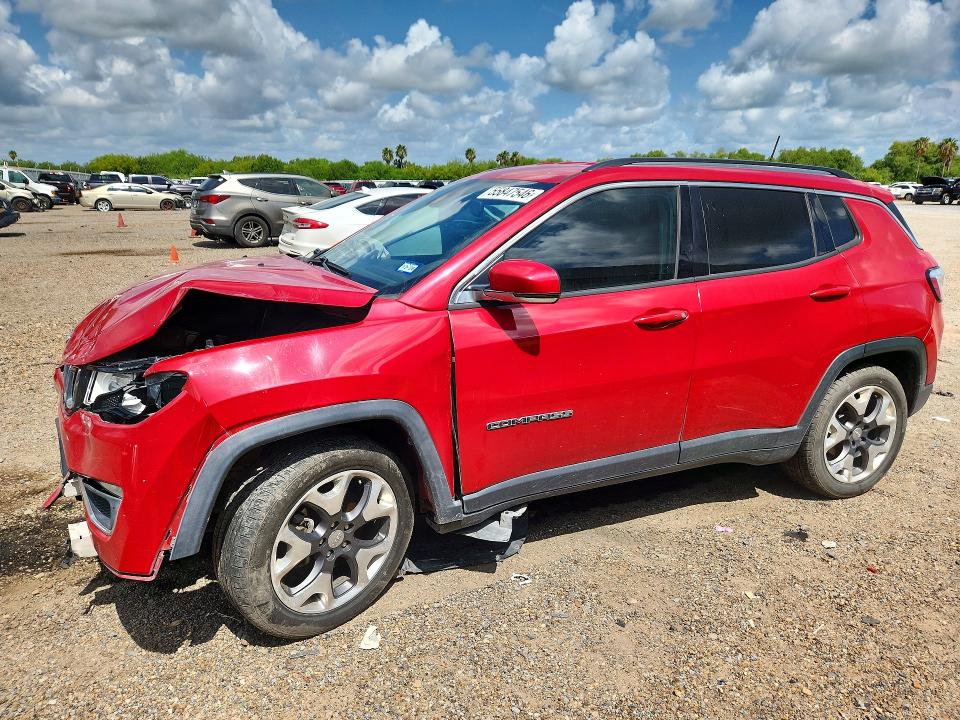 Auction sale of the 2018 Jeep Compass, vin: 3C4NJCCB6JT357883, lot number: 55847546