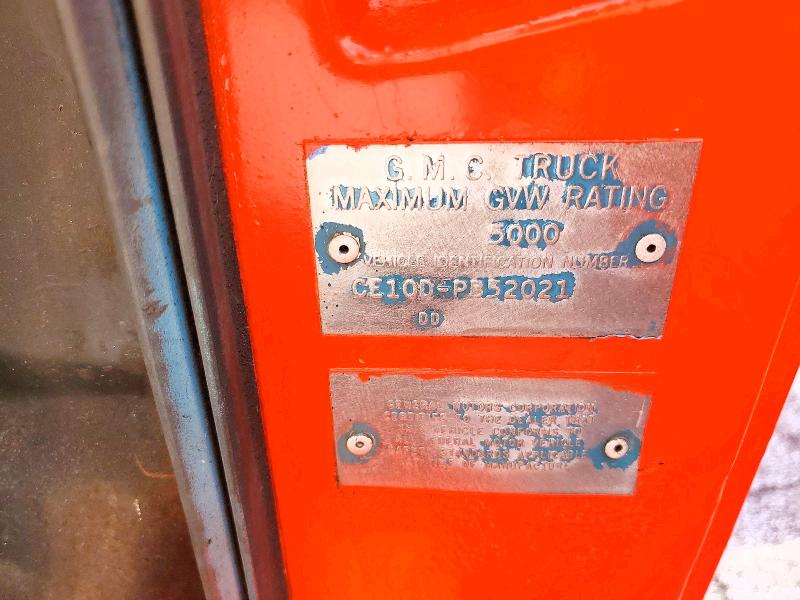 56431416 :رقم المزاد ، CE10DPB52021 vin ، 1968 Gmc K1500 مزاد بيع