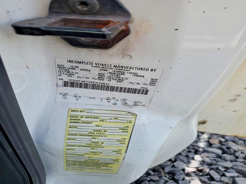 57336846 :رقم المزاد ، 1FDAF46Y29EA10631 vin ، 2009 Ford F450 مزاد بيع