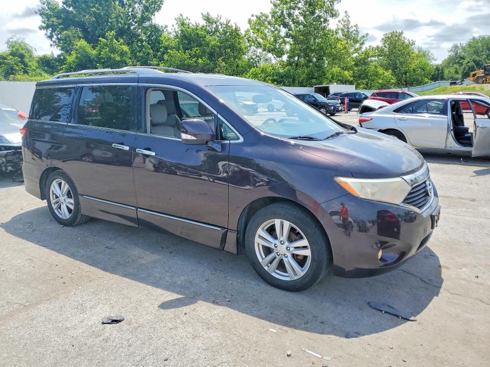 2011 Nissan Quest მანქანა იყიდება აუქციონზე, vin: JN8AE2KP4B9007175, აუქციონის ნომერი: 56296826