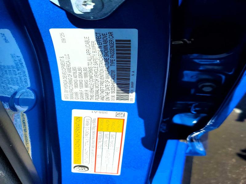 Aukcja sprzedaży 2026 Acura Integra, vin: 19UDE4H64TA002191, numer aukcji: 57330926