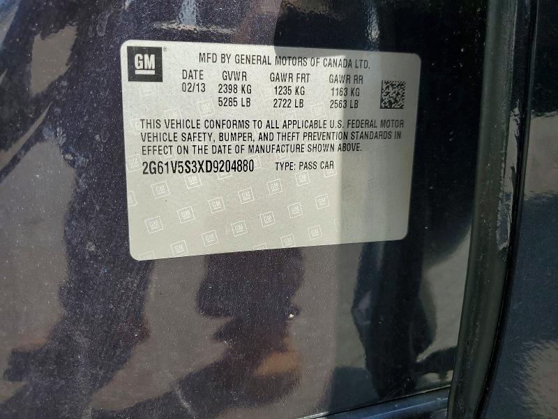 55888686 :رقم المزاد ، 2G61V5S3XD9204880 vin ، 2013 Cadillac Xts مزاد بيع