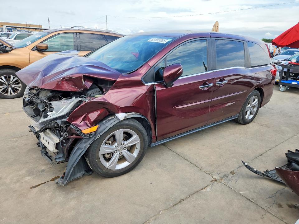 2019 Honda Odyssey მანქანა იყიდება აუქციონზე, vin: 5FNRL6H79KB125330, აუქციონის ნომერი: 57485666