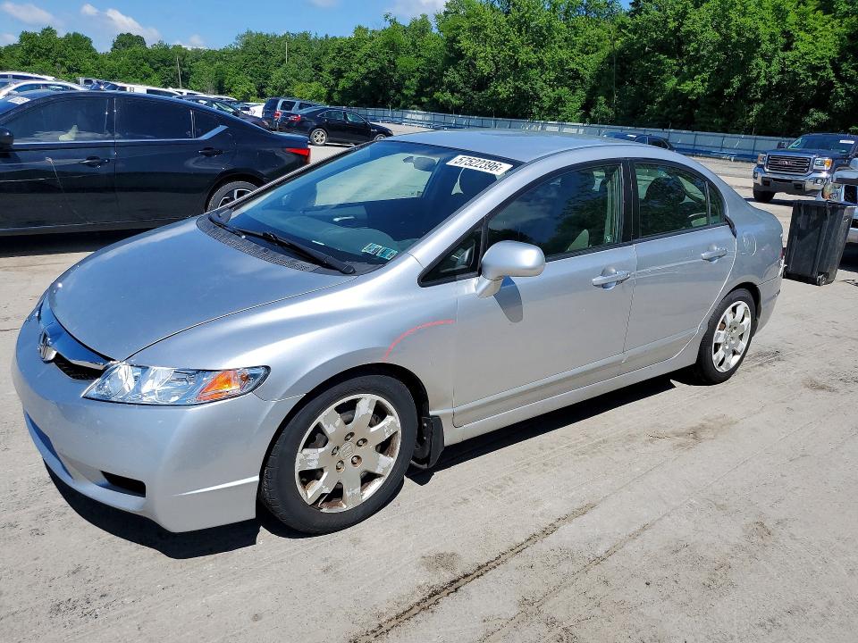 2011 Honda Civic მანქანა იყიდება აუქციონზე, vin: 2HGFA1F53BH521794, აუქციონის ნომერი: 57522396