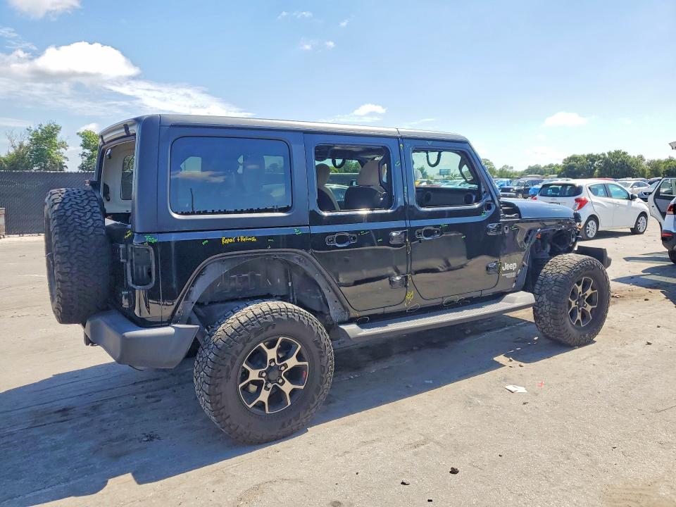 58535106 :رقم المزاد ، 1C4HJXDG0JW177131 vin ، 2018 Jeep Wrangler Unlimited مزاد بيع